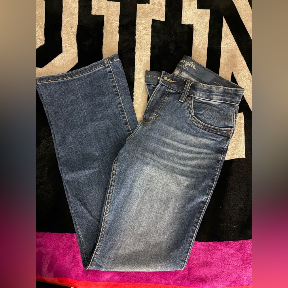 Wrangler Q Baby bootcut riding jeans